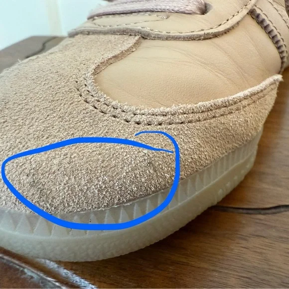 adidas samba Women's Sneakers in Light Pink/nude/beige - Picture 9 of 10